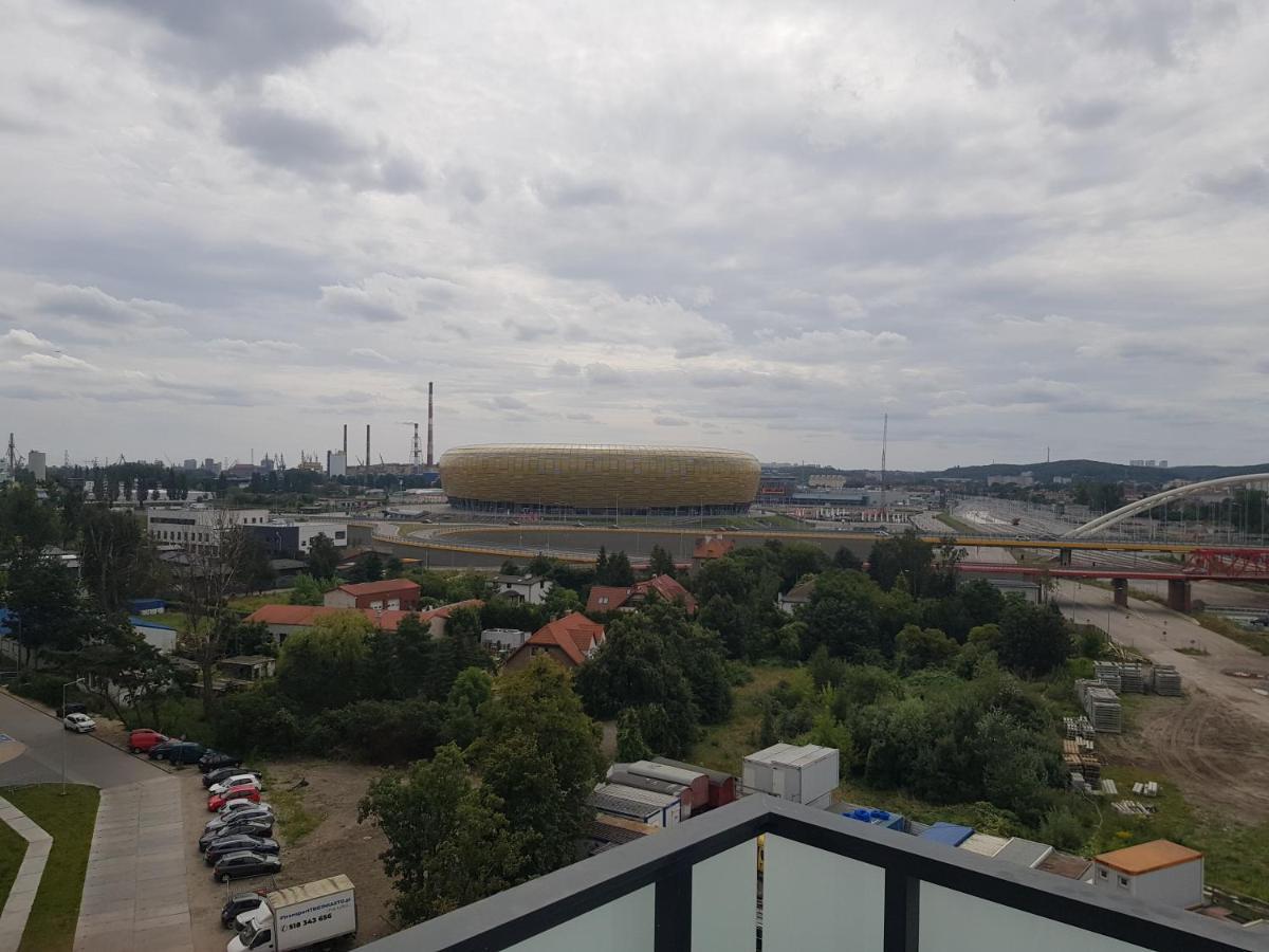 Apartament Przy Stadionie Apartman Gdańsk Kültér fotó